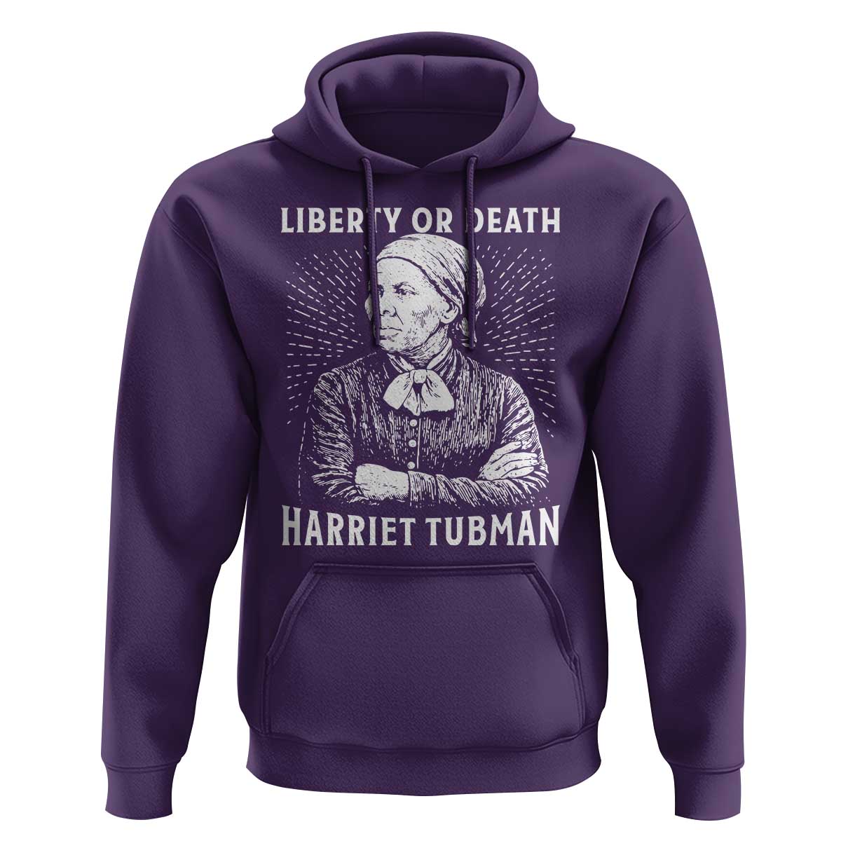 Harriet Tubman Liberty Or Death Hoodie Female Empowerment History Gift - Wonder Print Shop