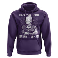 Harriet Tubman Liberty Or Death Hoodie Female Empowerment History Gift - Wonder Print Shop