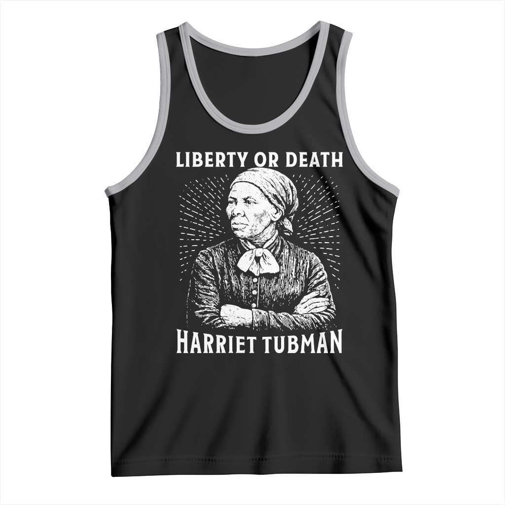 Harriet Tubman Liberty Or Death Tank Top Female Empowerment History Gift - Wonder Print Shop
