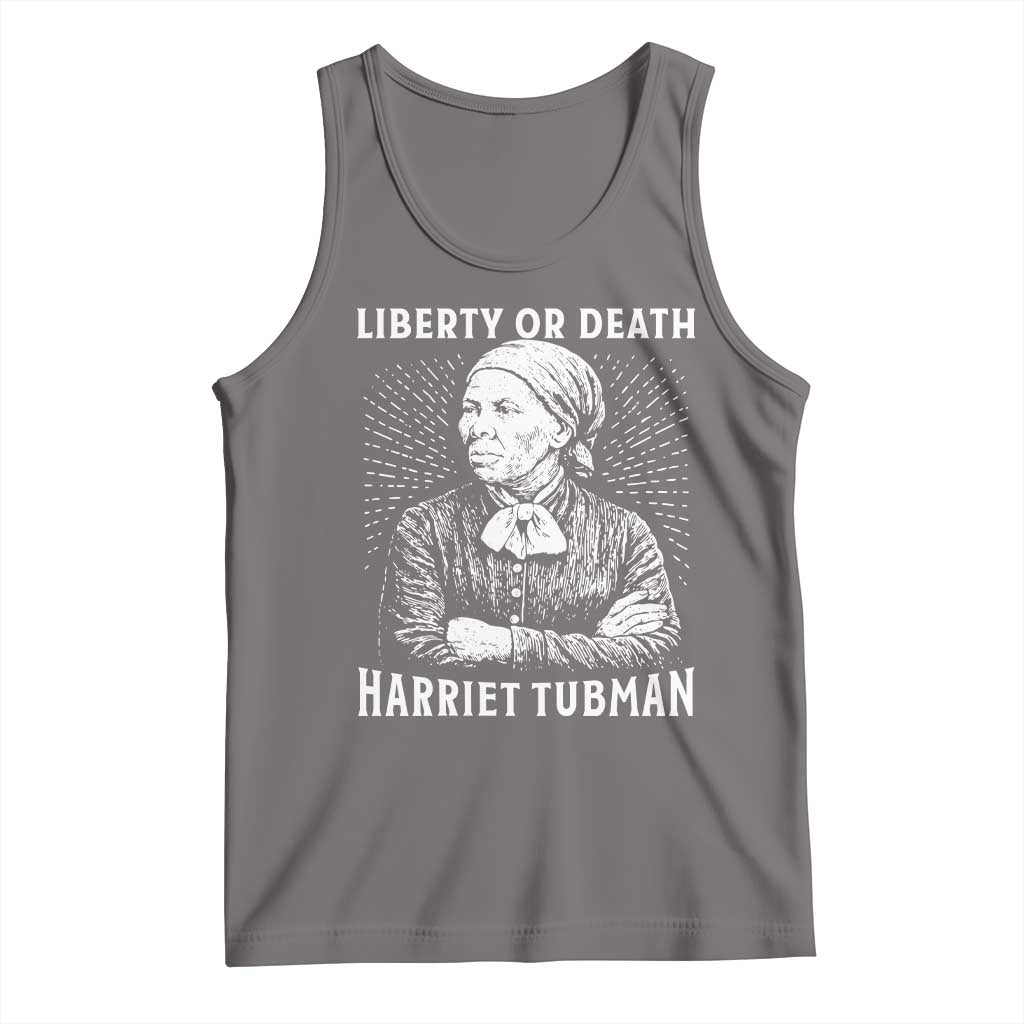 Harriet Tubman Liberty Or Death Tank Top Female Empowerment History Gift - Wonder Print Shop