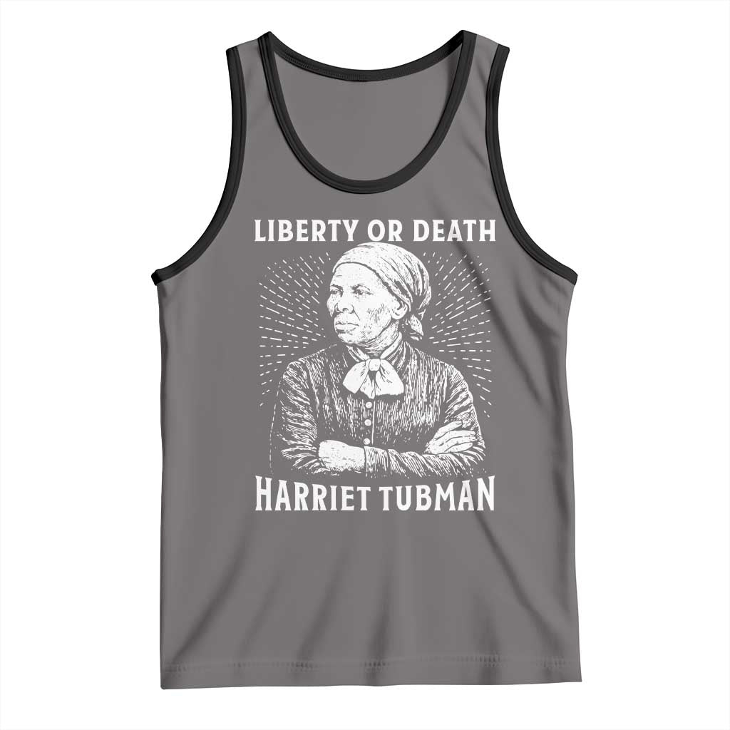 Harriet Tubman Liberty Or Death Tank Top Female Empowerment History Gift - Wonder Print Shop