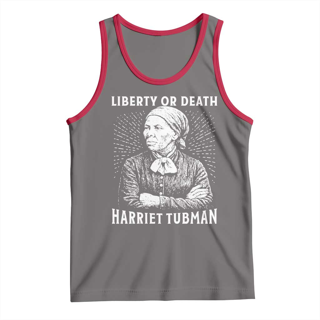 Harriet Tubman Liberty Or Death Tank Top Female Empowerment History Gift - Wonder Print Shop