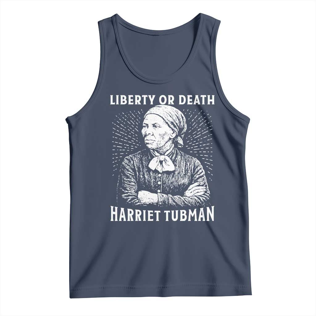 Harriet Tubman Liberty Or Death Tank Top Female Empowerment History Gift - Wonder Print Shop