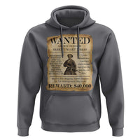 Vintage Harriet Tubman Poster Hoodie Wanted For Helping Slaves Escape - Wonder Print Shop