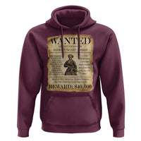 Vintage Harriet Tubman Poster Hoodie Wanted For Helping Slaves Escape - Wonder Print Shop