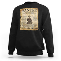 Vintage Harriet Tubman Poster Sweatshirt Wanted For Helping Slaves Escape - Wonder Print Shop