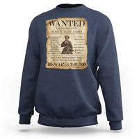 Vintage Harriet Tubman Poster Sweatshirt Wanted For Helping Slaves Escape - Wonder Print Shop