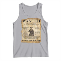 Vintage Harriet Tubman Poster Tank Top Wanted For Helping Slaves Escape - Wonder Print Shop