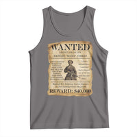 Vintage Harriet Tubman Poster Tank Top Wanted For Helping Slaves Escape - Wonder Print Shop