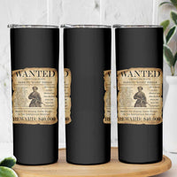 Harriet Tubman Wanted Reward Poster Skinny Tumbler Liberty Or Death - Wonder Print Shop