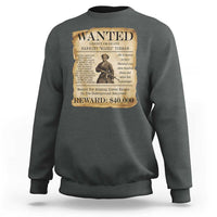 Harriet Tubman Wanted Reward Poster Sweatshirt Liberty Or Death - Wonder Print Shop