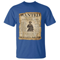 Harriet Tubman Wanted Reward Poster T Shirt Liberty Or Death - Wonder Print Shop