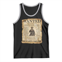Harriet Tubman Wanted Reward Poster Tank Top Liberty Or Death - Wonder Print Shop