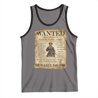 Harriet Tubman Wanted Reward Poster Tank Top Liberty Or Death - Wonder Print Shop