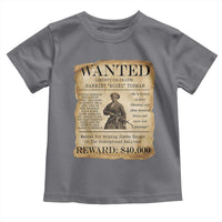 Harriet Tubman Wanted Reward Poster Toddler T Shirt Liberty Or Death - Wonder Print Shop