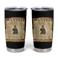 Harriet Tubman Wanted Reward Poster Tumbler Cup Liberty Or Death - Wonder Print Shop