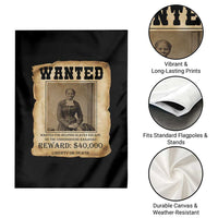 Harriet Tubman Wanted Reward Poster Garden Flag Freedom Or Death - Wonder Print Shop
