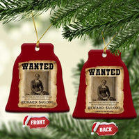 Harriet Tubman Wanted Reward Poster Ceramic Ornament Freedom Or Death - Wonder Print Shop