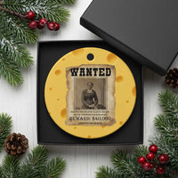 Harriet Tubman Wanted Reward Poster Ceramic Ornament Freedom Or Death - Wonder Print Shop