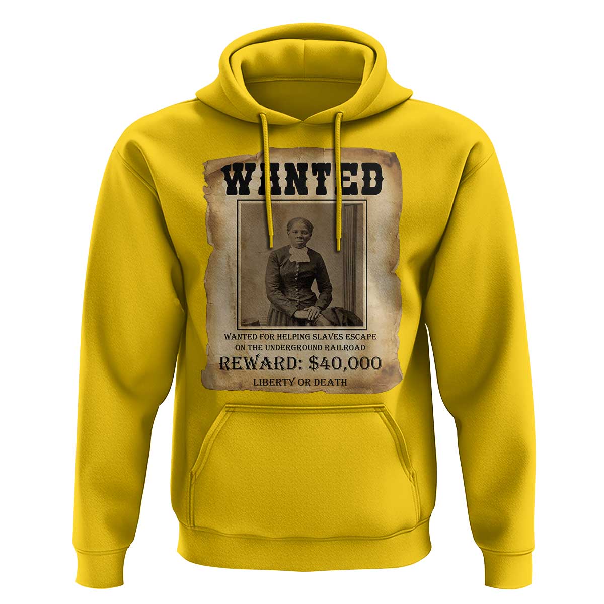 Harriet Tubman Wanted Reward Poster Hoodie Freedom Or Death - Wonder Print Shop
