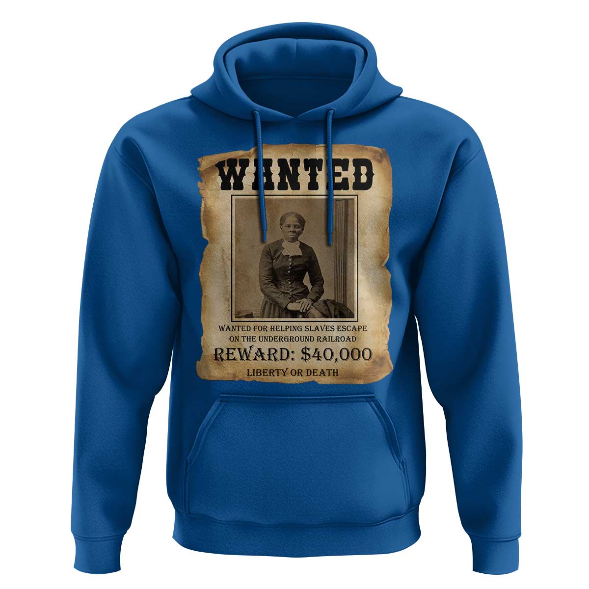 Harriet Tubman Wanted Reward Poster Hoodie Freedom Or Death - Wonder Print Shop