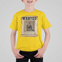 Harriet Tubman Wanted Reward Poster T Shirt For Kid Freedom Or Death - Wonder Print Shop