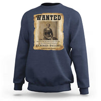 Harriet Tubman Wanted Reward Poster Sweatshirt Freedom Or Death - Wonder Print Shop