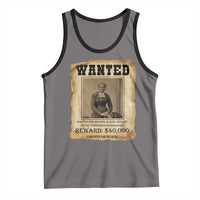 Harriet Tubman Wanted Reward Poster Tank Top Freedom Or Death - Wonder Print Shop