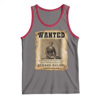 Harriet Tubman Wanted Reward Poster Tank Top Freedom Or Death - Wonder Print Shop