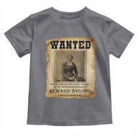 Harriet Tubman Wanted Reward Poster Toddler T Shirt Freedom Or Death - Wonder Print Shop