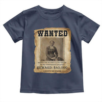 Harriet Tubman Wanted Reward Poster Toddler T Shirt Freedom Or Death - Wonder Print Shop