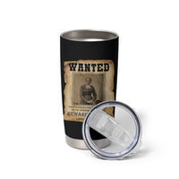 Harriet Tubman Wanted Reward Poster Tumbler Cup Freedom Or Death - Wonder Print Shop