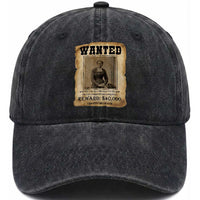 Harriet Tubman Wanted Reward Poster Washed Cotton Baseball Cap Freedom Or Death