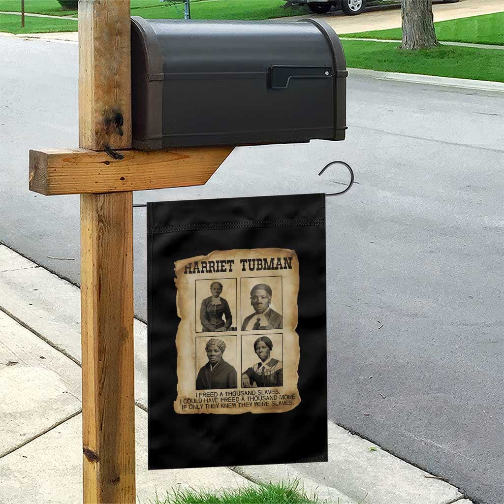 Vintage Harriet Tubman Poster Garden Flag I Freed A Thousand People - Wonder Print Shop