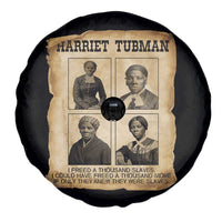 Vintage Harriet Tubman Poster Spare Tire Cover I Freed A Thousand People - Wonder Print Shop
