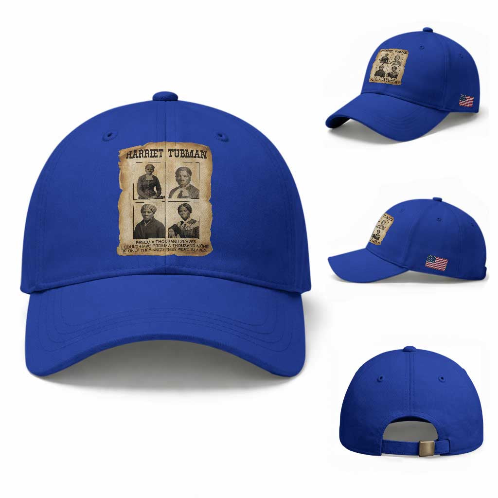 Vintage Harriet Tubman Poster Baseball Cap I Freed A Thousand People