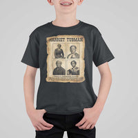 Vintage Harriet Tubman Poster T Shirt For Kid I Freed A Thousand People - Wonder Print Shop
