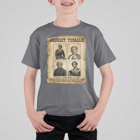 Vintage Harriet Tubman Poster T Shirt For Kid I Freed A Thousand People - Wonder Print Shop