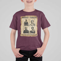 Vintage Harriet Tubman Poster T Shirt For Kid I Freed A Thousand People - Wonder Print Shop