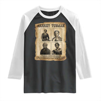Vintage Harriet Tubman Poster Raglan Shirt I Freed A Thousand People - Wonder Print Shop