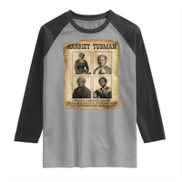 Vintage Harriet Tubman Poster Raglan Shirt I Freed A Thousand People - Wonder Print Shop