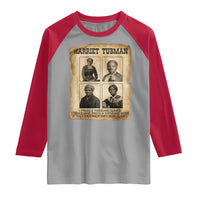 Vintage Harriet Tubman Poster Raglan Shirt I Freed A Thousand People - Wonder Print Shop