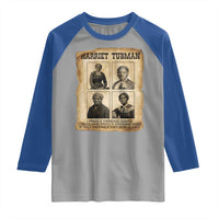 Vintage Harriet Tubman Poster Raglan Shirt I Freed A Thousand People - Wonder Print Shop
