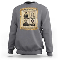 Vintage Harriet Tubman Poster Sweatshirt I Freed A Thousand People - Wonder Print Shop