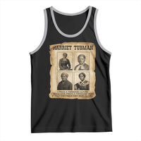 Vintage Harriet Tubman Poster Tank Top I Freed A Thousand People - Wonder Print Shop