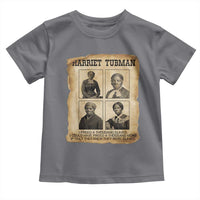 Vintage Harriet Tubman Poster Toddler T Shirt I Freed A Thousand People - Wonder Print Shop