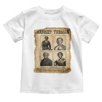 Vintage Harriet Tubman Poster Toddler T Shirt I Freed A Thousand People - Wonder Print Shop