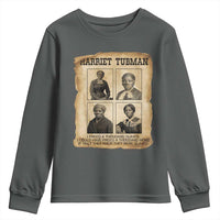 Vintage Harriet Tubman Poster Youth Sweatshirt I Freed A Thousand People - Wonder Print Shop