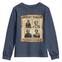 Vintage Harriet Tubman Poster Youth Sweatshirt I Freed A Thousand People - Wonder Print Shop