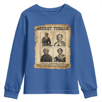 Vintage Harriet Tubman Poster Youth Sweatshirt I Freed A Thousand People - Wonder Print Shop